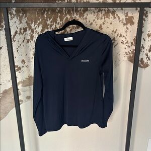 Columbia Women's Dark Blue Sunshirt with Hood